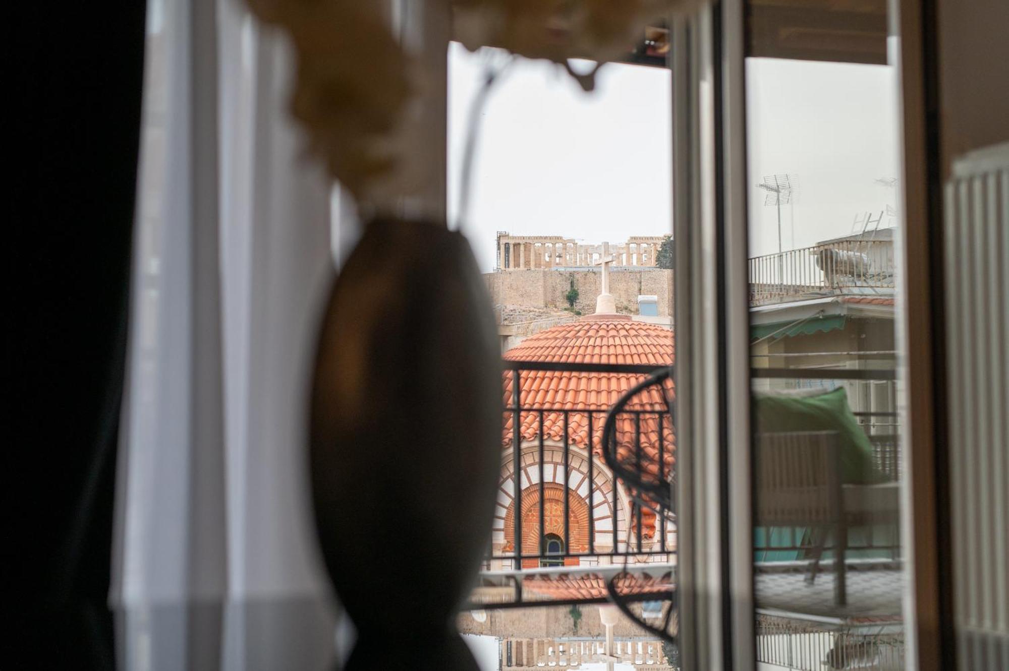 Apartament Acropolis Golden View Penthouse Ateny Zewnętrze zdjęcie
